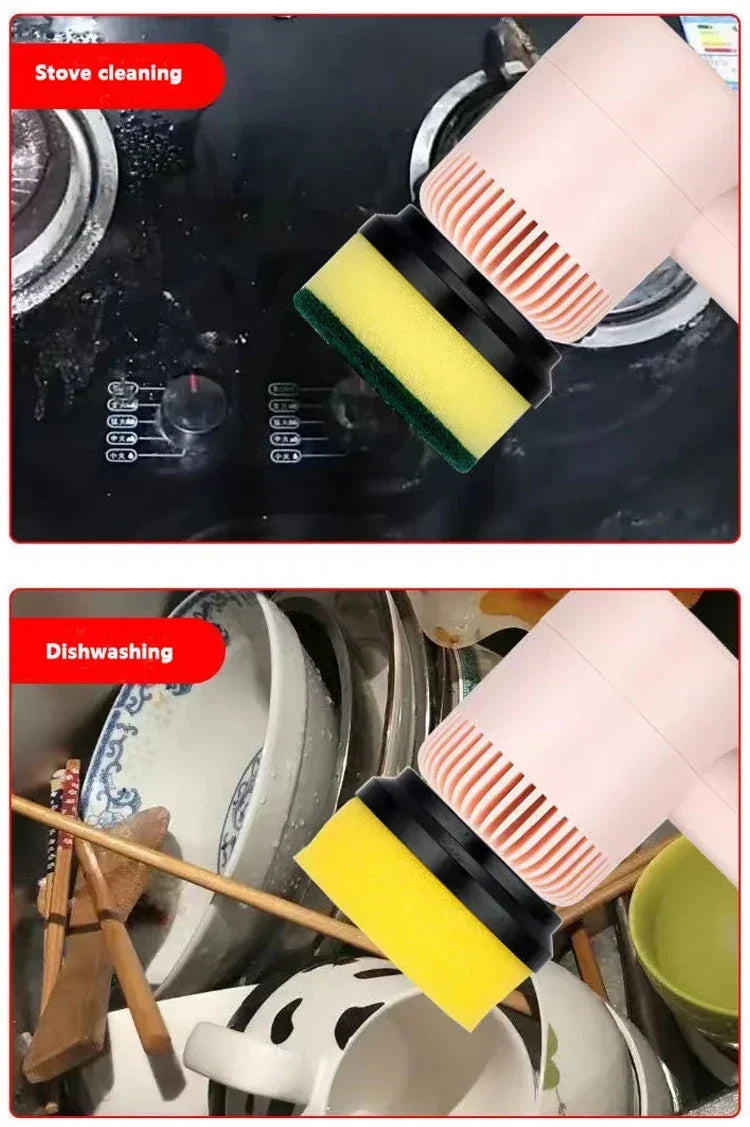 Electric Spin Cleaning Brush with 3 PCS Heads™ (Up To 60% Discount) 🔥